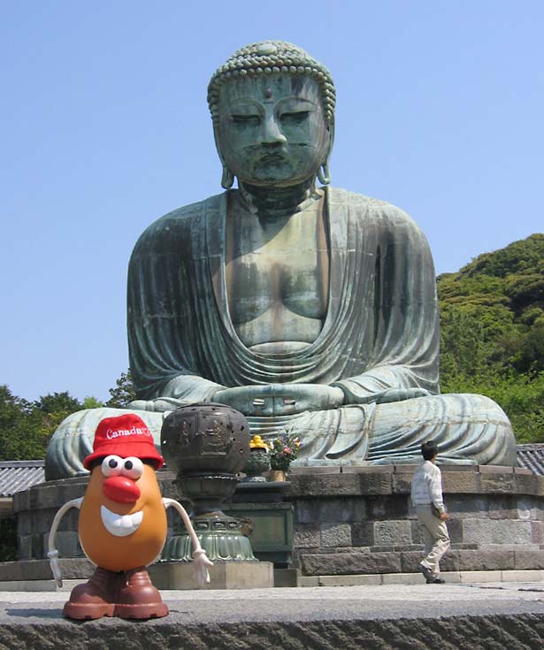 The Great Daibutsu shares his wisdom with Spud