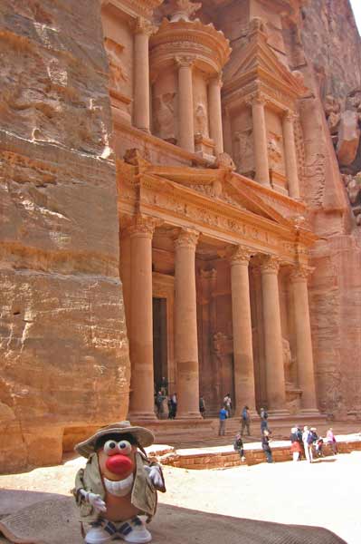 The ancient city of Petra