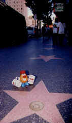 Spud shows his mug on Hollywood's Walk of Fame
