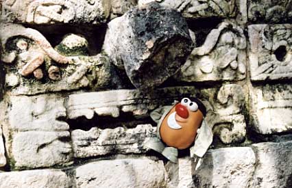 Chaac tries to take a deposit from an unwilling Spud