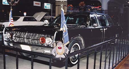 The tater sees the car in which JFK took his last ride