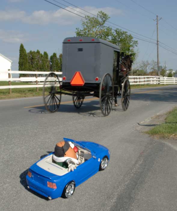 Rush Hour in Amish Land