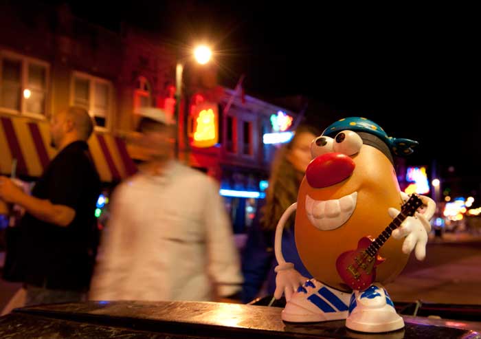 Busking on Beale Street
