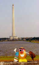 San Jacinto monument - where Texas secured independence from Mexico