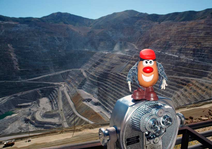 The Bingham Canyon Mine - one of many 'holy' places in Utah