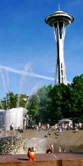 Spud visits Seattle's giant syringe - the Space needle