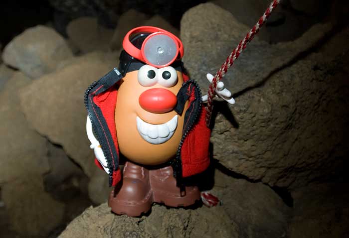 The tato spelunks deep into the bowels of Easter Island